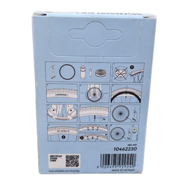 Schwalbe AV17 Tube rear box Schwalbe AV17 Inner Tubes – 700 x 28-45c, Schrader 40mm Valve (2 Pack)