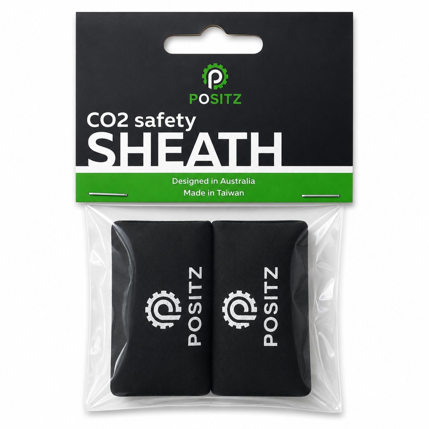 Positz CO2 Safety Sheath – Anti-Freeze Insulating Sleeve for 16g Cartridges Positz CO2 Safety Sheath – Anti-Freeze Sleeve for 16g Cartridges (in packaging)