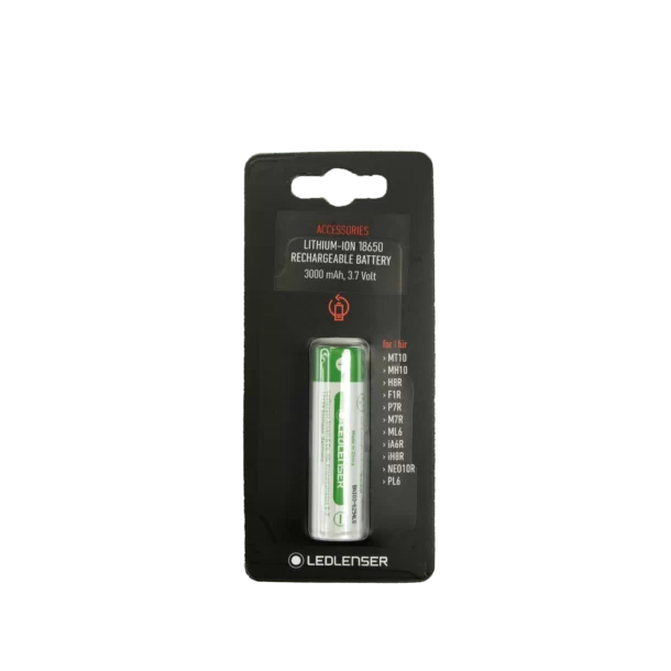 LedLenser 18650 Replacement Rechargeable Battery for P7R and more Led Lenser 18650