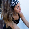 Halo Headbands Bandit Pullover with SweatSeal – Standard Version Halo Headbands Bandit - Woman Wears Safari