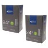Schwalbe AV9 24in Schwalbe AV9 Inner Tubes – 24", Schrader 40mm Valve (2 Pack)