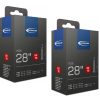 Schwalbe SV16 Schwalbe SV16 Inner Tubes – 700 x 28-32c & 27 x 1¼, Presta 40mm Valve (2 Pack)