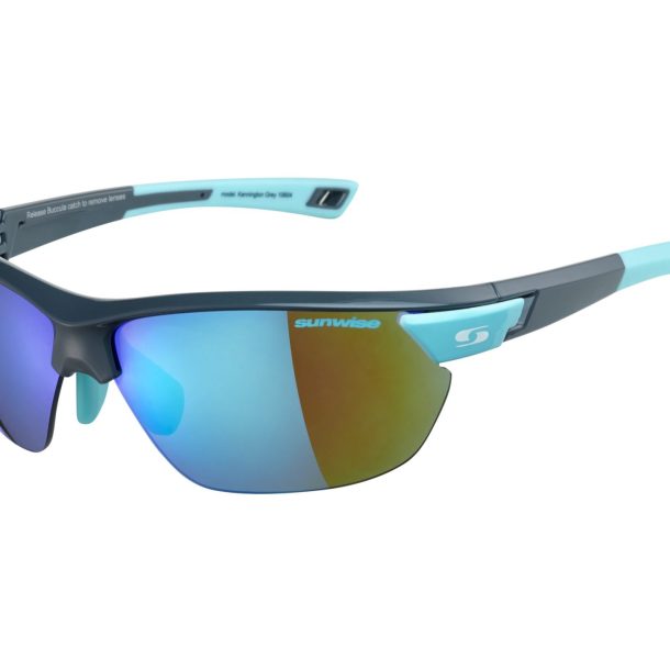 Sunwise Kennington Sunglasses with 3 Interchangeable Lenses - Grey Frame