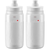 Elite Fly Cycling Water Bottles – Clear Tex, 550ml (2 Pack)