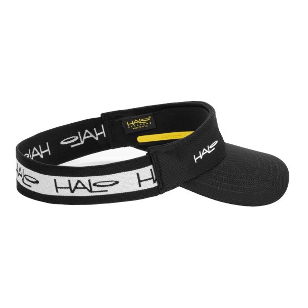 Halo Headbands Race Visor with SweatSeal black 2 Halo Headbands Race Visor with SweatSeal