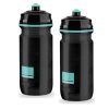 Bianchi Loli Water Bottles Square x2 BLACK 1 Elite Bianchi Loli Water Bottles – 600ml, Black, Square Design (2 Pack)