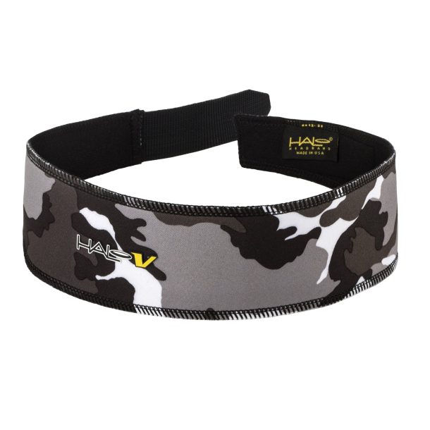 Halo Headbands "V" Velcro with SweatSeal Camo Grey Halo Headbands "V" Velcro with SweatSeal