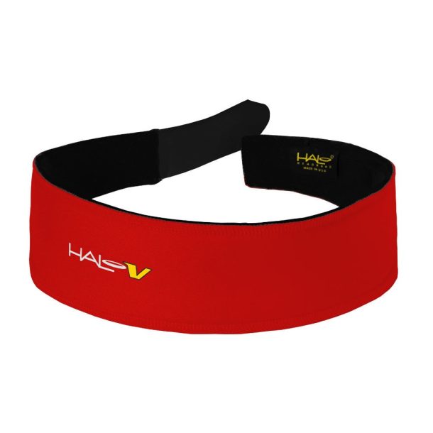 Halo Headbands "V" Velcro with SweatSeal Red Halo Headbands "V" Velcro with SweatSeal