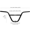 Positz Hi-Ten BMX Trail Handlebars