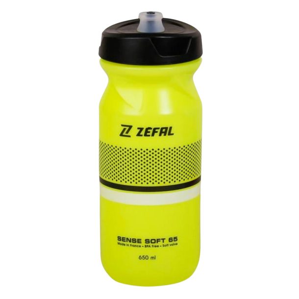 Zefal M65 Sense Soft Water Bottle – 650ml, Neon Yellow