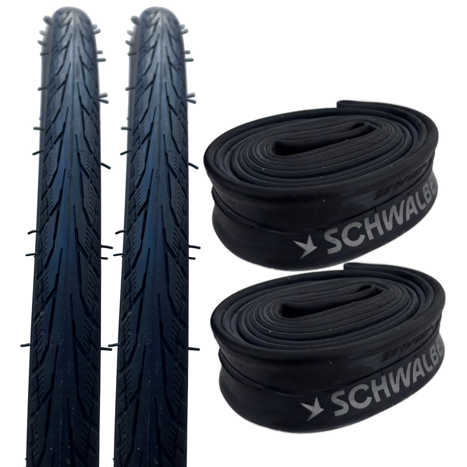 Positz Essential Value Bundle of 2 Tyres and 2 Schwalbe AV17 Workshop Tubes Schrader Positz Essential Value Bundle of 2 Tyres and 2 Schwalbe AV17 Workshop Tubes Schrader