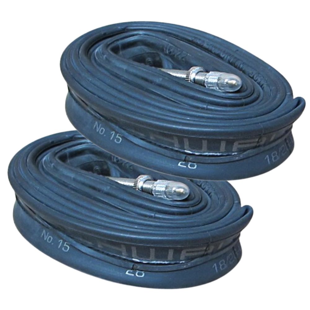 Schwalbe SV15L Workshop Tubes 700 x 18-28c, Presta Valve 60mm (2 pack, Unboxed) Schwalbe SV15 Tubes x2