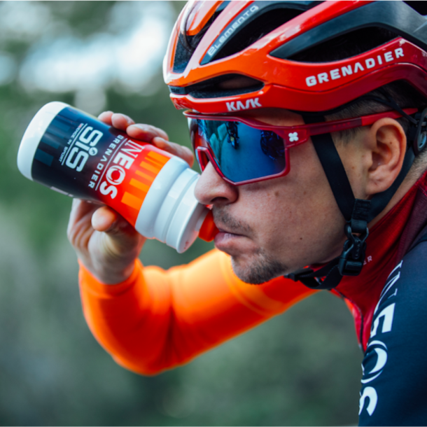 Elite Fly Water Bottles Team Ineos Grenadier (in use)