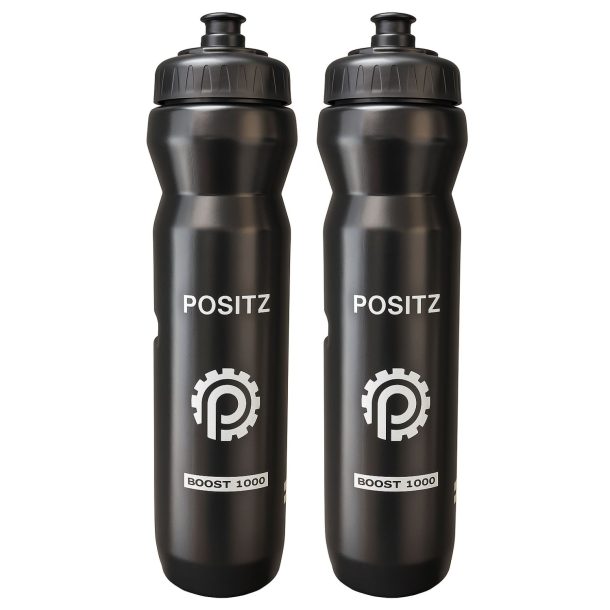 Positz 1 Litre Boost Water Bottles (2 Pack)