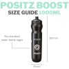 Positz Boost 1 Litre Water Bottle Size Guide