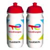 Tacx Shiva Pro Team Water Bottles – 500ml, TotalEnergies (2 Pack)