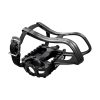 Positz City Bike Pedals with Toe Clips and Straps