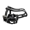 Positz City Bike Pedals with Toe Clips and Straps