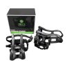 Positz City Bike Pedals with Toe Clips and Straps