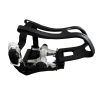 Positz Heavy Duty Bike Pedals with Toe Clips and Straps 9/16in Positz Heavy Duty Bike Pedals with Toe Clips and Straps