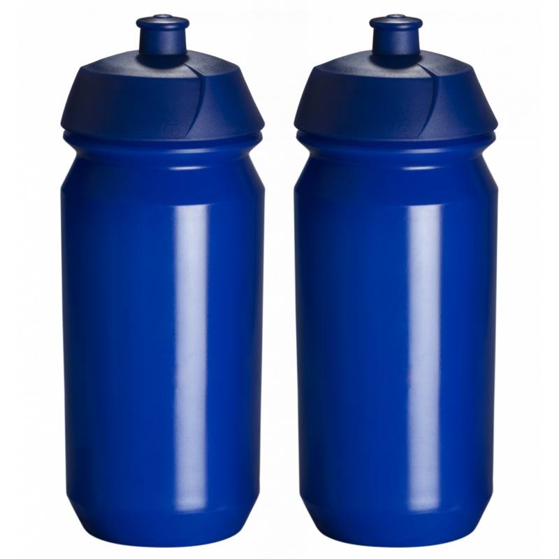 Tacx Shiva Water Bottle – 750cc, Dark Blue – Biodegradable Plastic, Lockable Spout