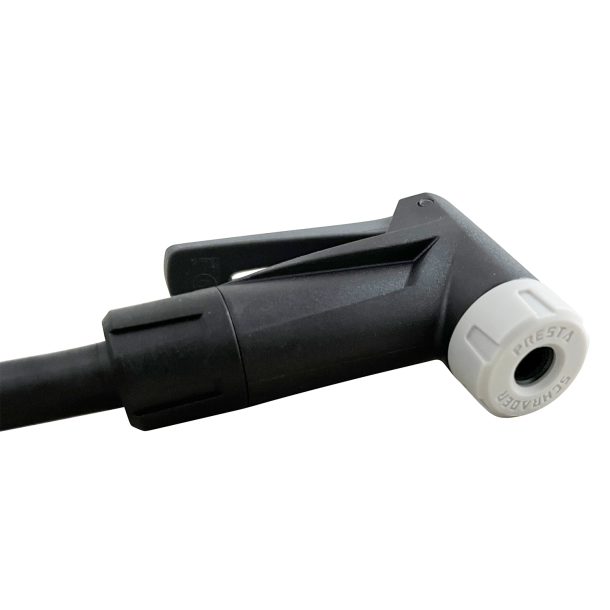 Positz Clever Valve Bicycle Floor Pump Top Mount Gauge 160psi