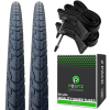 Positz Performance Value Bundle of 2 Tubes and 2 Tyres 700 x 32c (32-622) Presta Positz Value Bundle of 2 Tubes and 2 Tyres 700 x 32c Presta
