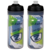 Zefal Arctica Pro 55 Insulated Chill Water Bottles – 550ml, Silver Green (2 Pack)