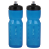 Zefal Sense Soft Water Bottles – 800ml, Translucent Blue (2 Pack)