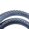 AirPro BMX Freestyle Kids Bike Tyres 16 x 2.125 Black (2 Pack) [TY515-PK2] Close view