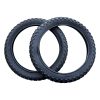 AirPro BMX Freestyle Kids Bike Tyres 16 x 2.125 Black (2 Pack) [TY515-PK2] Side view