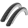 Schwalbe Delta Cruiser Kevlar Guard Tyres BlackWhite-wall (Pack of 2)