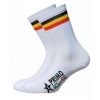 Primo Cycling Socks White Belgium