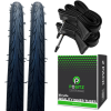 Positz Essential Value Bundle of 2 Tyres and 2 Presta Tubes 700 x 28 (28-622) Positz Essential Value Bundle of 2 Tyres and 2 Presta Tubes 700 x 28 (28-622)