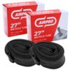 Positz Value Bundle of 2 Tyres 27 x 1¼ (32-630) and 2 Standard AirPro Tubes Schrader AirPro Inner Tubes - 27 x 1.25-1.375, Schrader Valve (2 Pack)