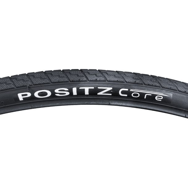 Positz Core Anti-Puncture Road Bike Value Bundle of 2 Tyres and 4 Tubes 700 x 25c Presta Positz Core Anti-Puncture Road Bike Tyres 700 x 25c (25-622) Black (1 tyre)