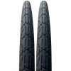 Positz Essential Value Bundle of 2 Tyres and 2 Standard Tubes 700 x 40 (42-622) Schrader Positz Essential Tyres 700 x 40c (42-622) Black (2 Pack)