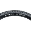 Positz 650B MTB Value Bundle of 2 Tyres 27.5 x 2.10 (54-584) and 2 Standard Tubes Schrader Positz Essential Trail Tread 650B MTB Tyres 27.5 x 2.10 (54-584) Black (close view of logo)