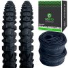 Positz Essential Value Bundle of 2 Kids Bike Tyres 16 x 2.125 (54-305) and 2 Tubes Schrader