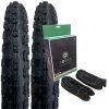 Positz Essential Value Bundle of 2 Tyres 12 ½ x 2 1⁄4 (62-203) and 2 Thorn Resistant Tubes Positz Essential Value Bundle of 2 Tyres 12 ½ x 2 1⁄4 (62-203) and 2 Thorn Resistant Tubes