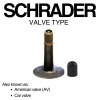 Schrader Valve Bicycle Tubes