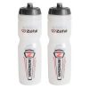 Zefal Original Magnum Bottles 1 Litre 2 Pack (Clear)