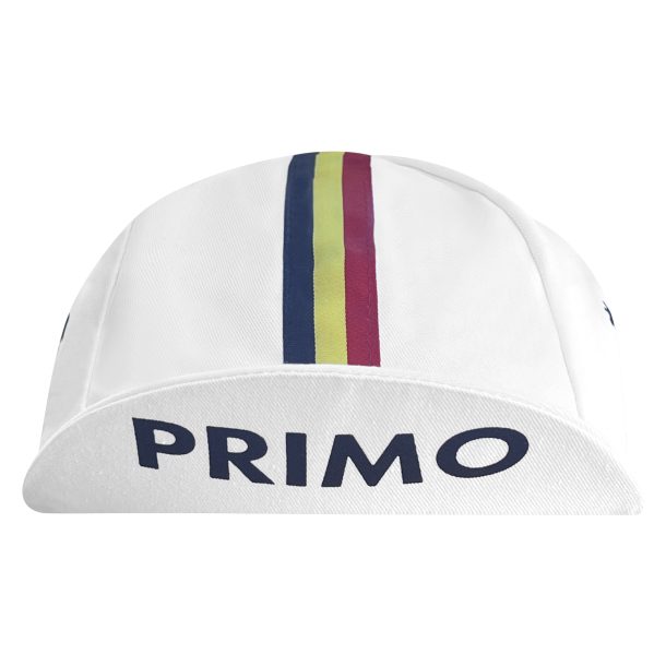 Primo Cycling Cap Lion of Flanders White