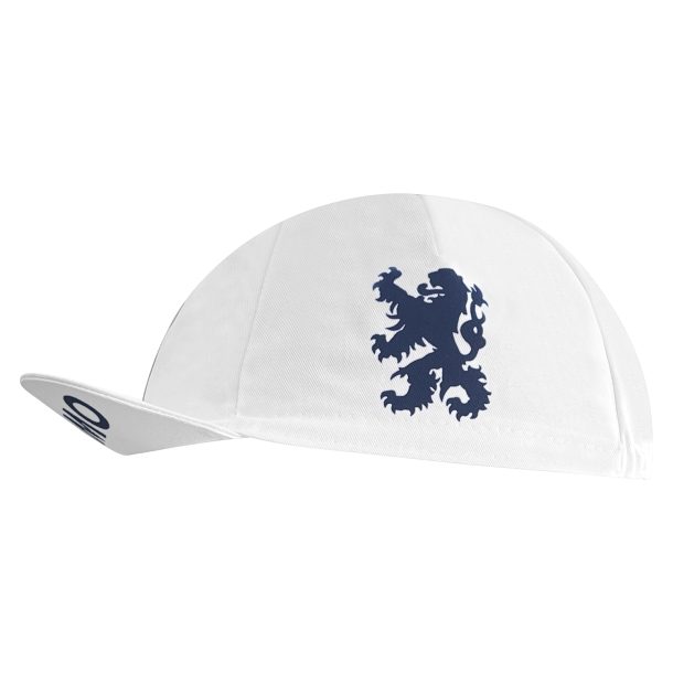 Primo Cycling Cap Lion of Flanders White