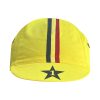 Primo Lion of Flanders Cycling Cap (Yellow) | Made in Italy Primo Cycling Cap Lion of Flanders Yellow