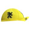 Primo Lion of Flanders Cycling Cap (Yellow) | Made in Italy Primo Cycling Cap Lion of Flanders Yellow