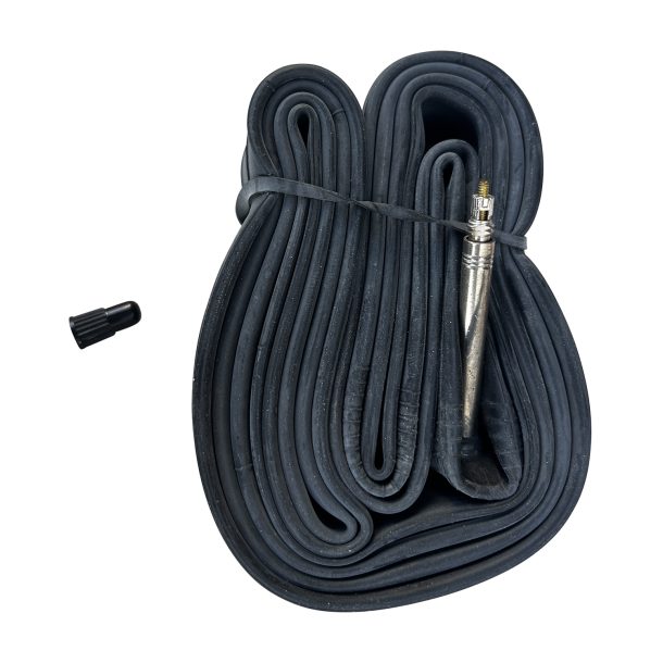 Tube with threadless presta valve