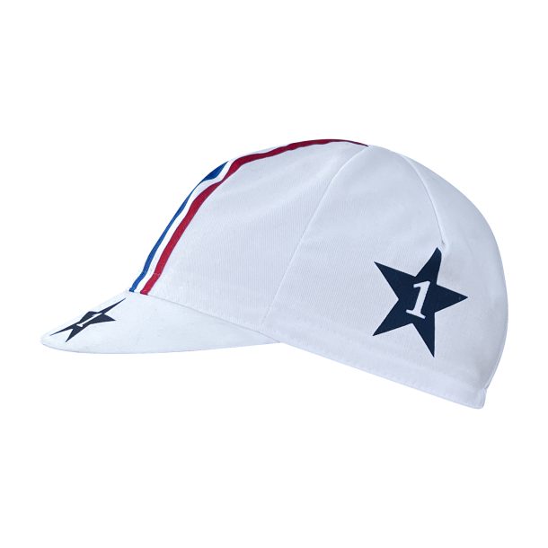 Primo Cycling Cap – France, White