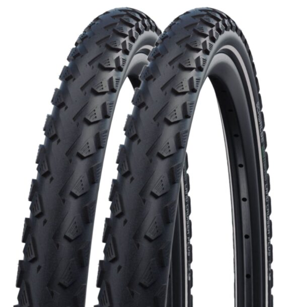 Schwalbe Land Cruiser PLUS Tyres (2 Pack) Black Reflective