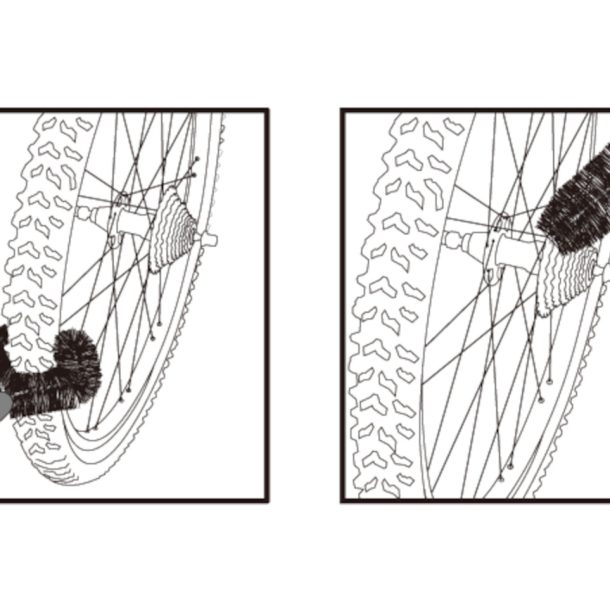 IceToolz Mountain Bike Cleaning Brush Set